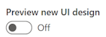 Screenshot of preview toggle in the API Management developer portal.