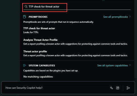 Screenshot of promptbook list for selecting and testing.