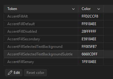 Theme Color Editor